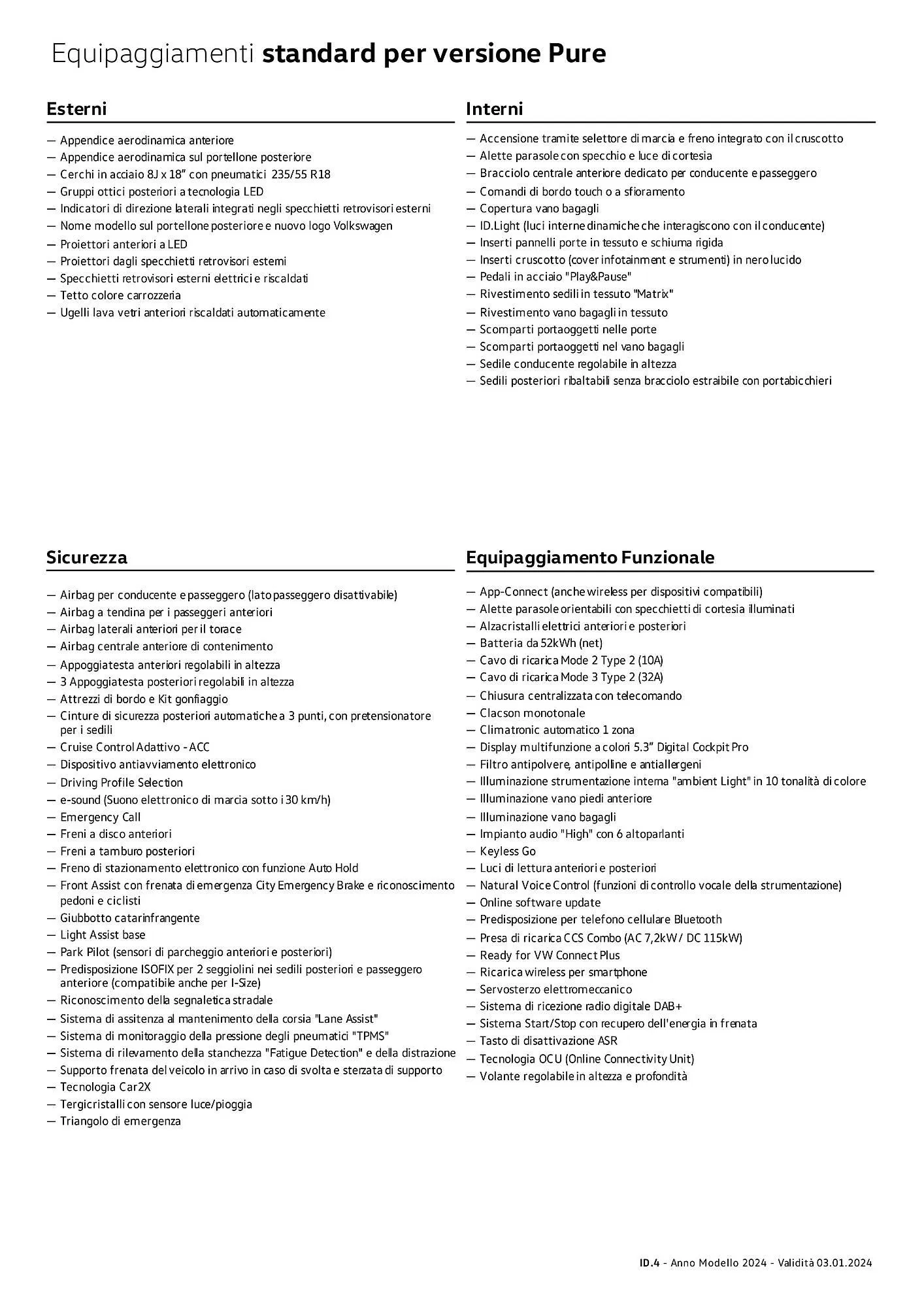 Volantino Volkswagen ID.4 GTX 4MOTION da 3 gennaio a 4 gennaio di 2025 - Pagina del volantino 11