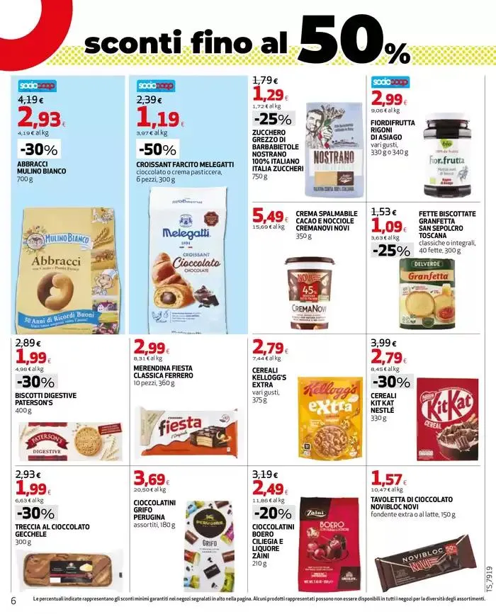 Sconti fino al 50% da 13 marzo a 26 marzo di 2025 - Pagina del volantino 6