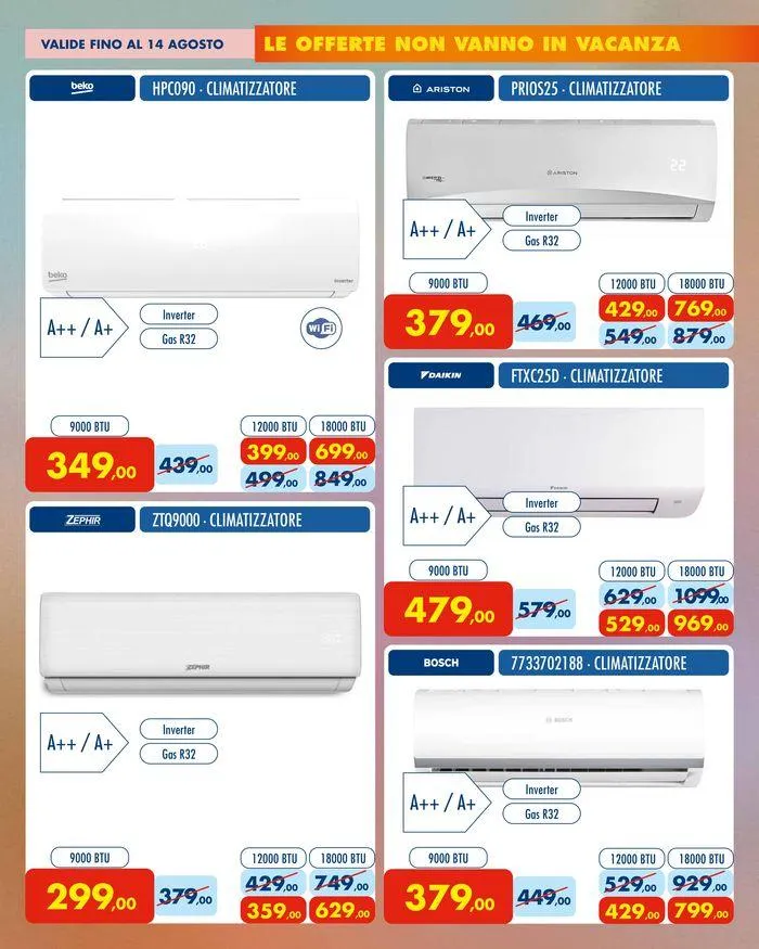 Le offerte non vanno in vacanza da 9 luglio a 14 agosto di 2024 - Pagina del volantino 4