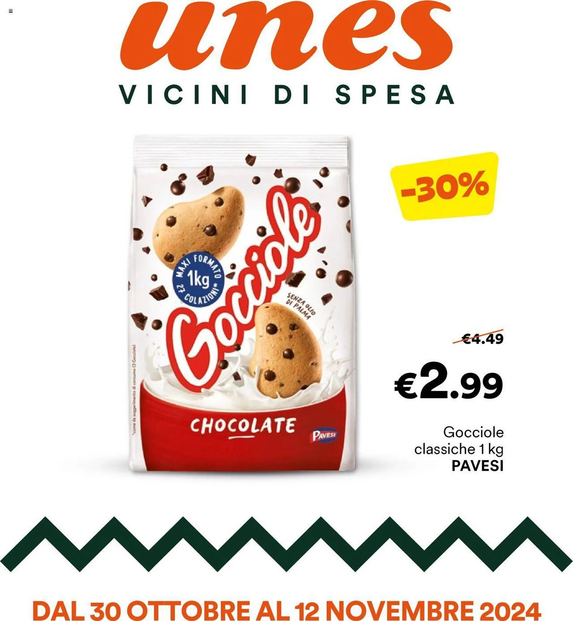 Volantino Unes da 30 ottobre a 12 novembre di 2024 - Pagina del volantino 1