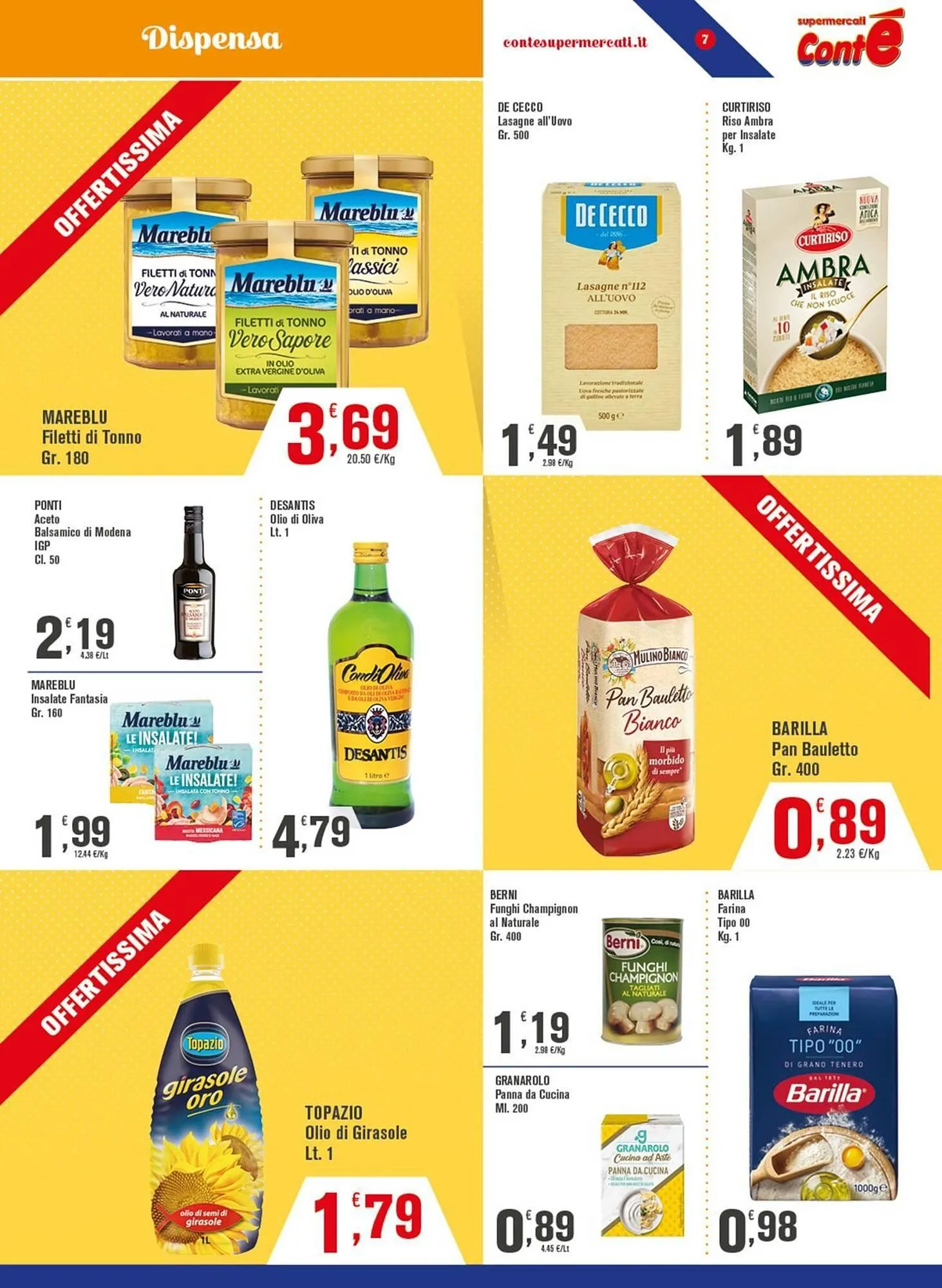 Volantino Conté Supermercati da 31 luglio a 10 agosto di 2025 - Pagina del volantino 7