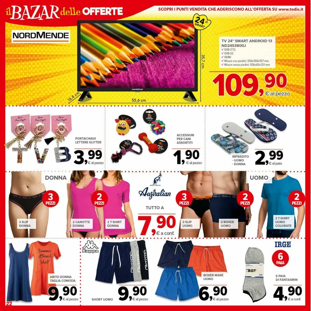 Todis Volantino attuale da 24 luglio a 7 agosto di 2024 - Pagina del volantino 22