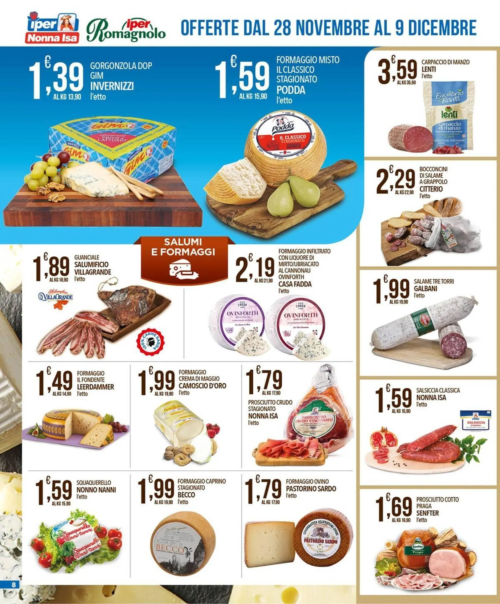 Volantino Iper Nonna Isa da 28 novembre a 9 dicembre di 2025 - Pagina del volantino 8