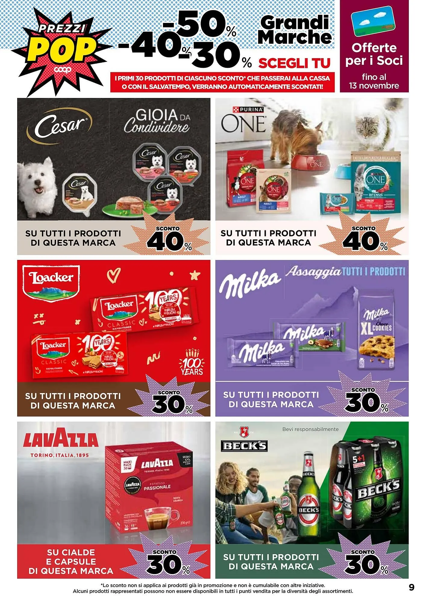 Volantino Unicoop da 7 novembre a 20 novembre di 2024 - Pagina del volantino 9