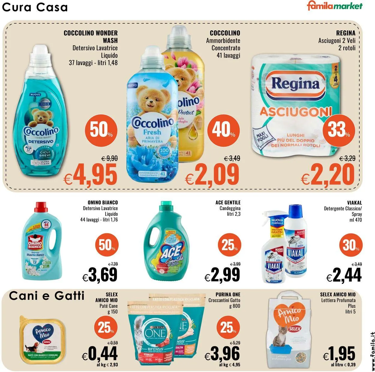 Famila Volantino attuale da 3 luglio a 16 luglio di 2025 - Pagina del volantino 17