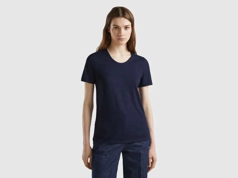 T-shirt manica corta in cotone leggero