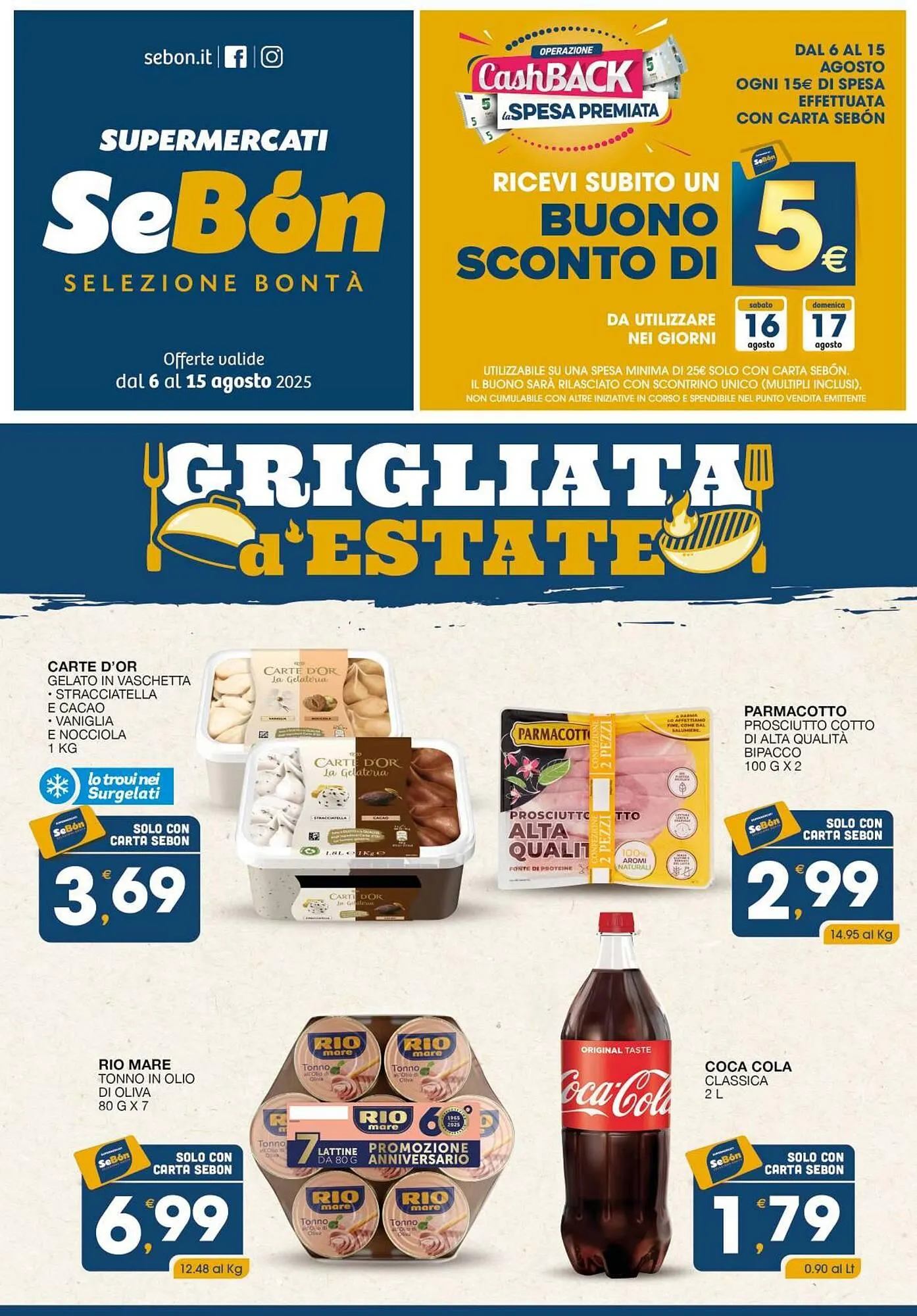 Volantino SeBón Supermercati - 1