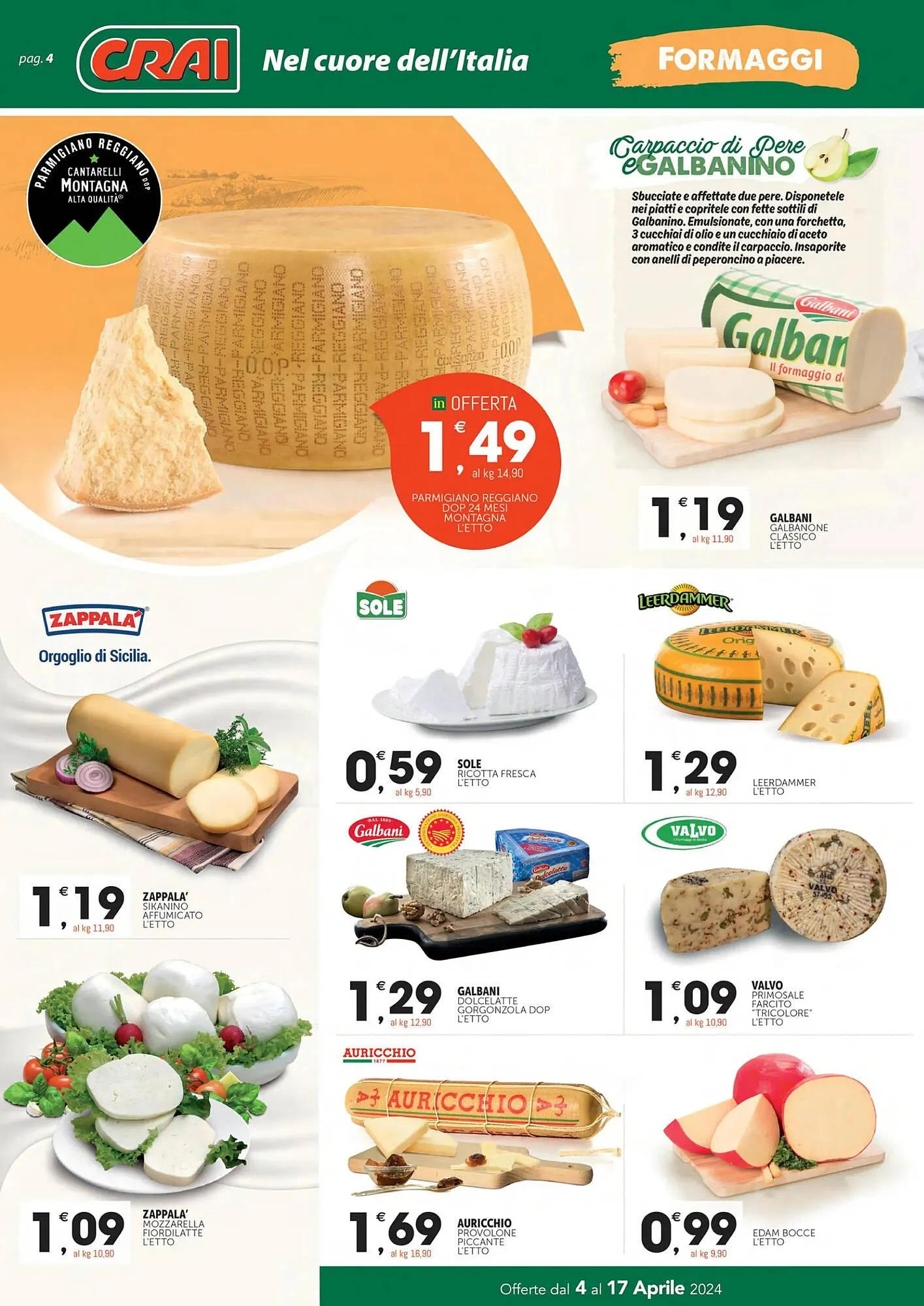 Volantino Crai da 4 aprile a 17 aprile di 2024 - Pagina del volantino 4