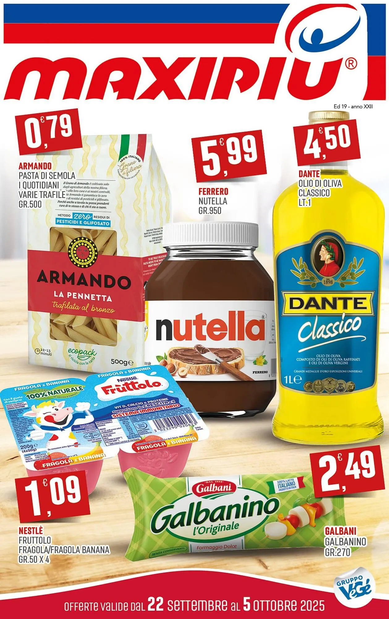 Volantino Maxipiù da 22 settembre a 5 ottobre di 2025 - Pagina del volantino 1