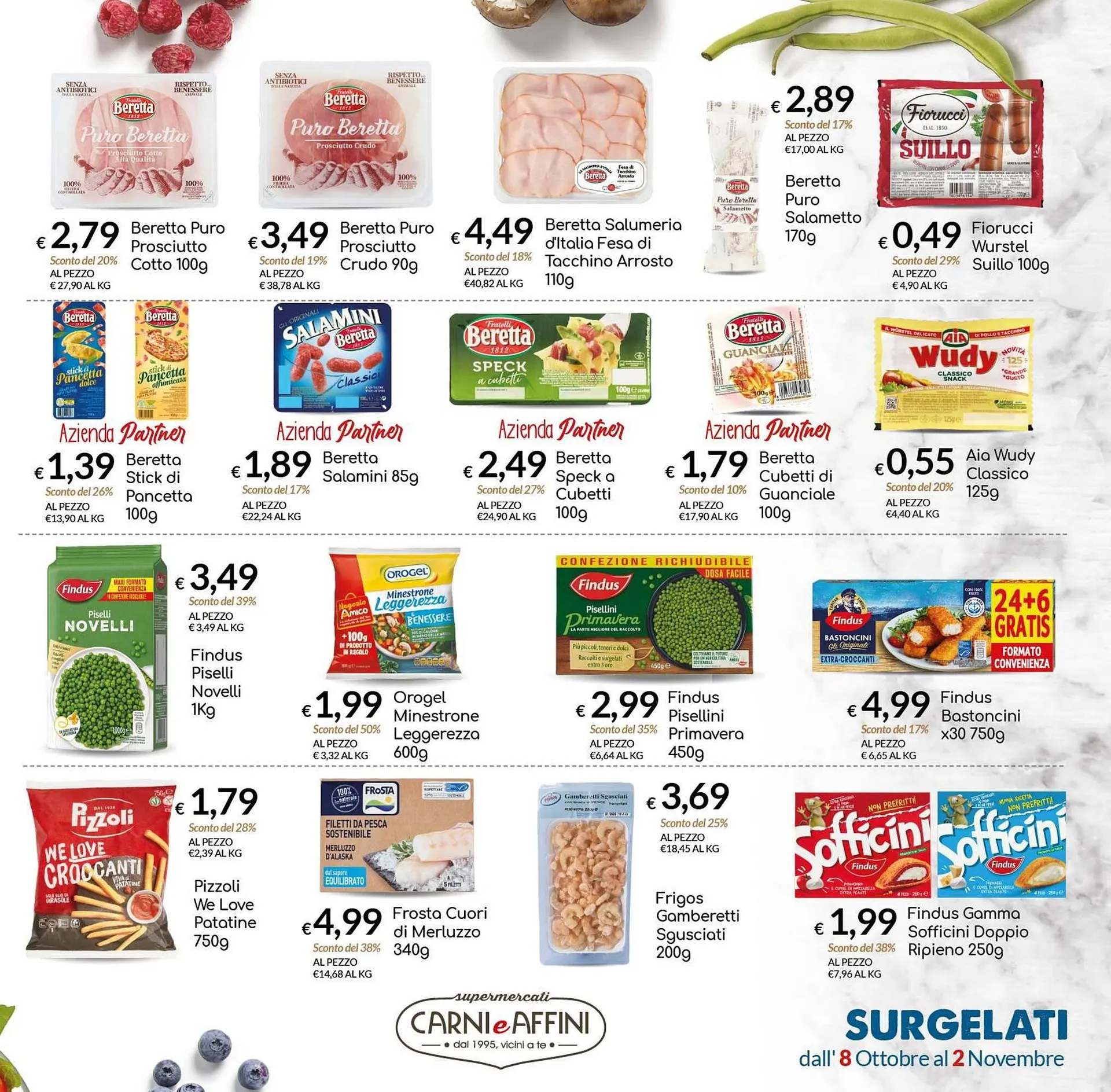 Volantino Carni e Affini Supermercati da 8 ottobre a 2 novembre di 2025 - Pagina del volantino 11