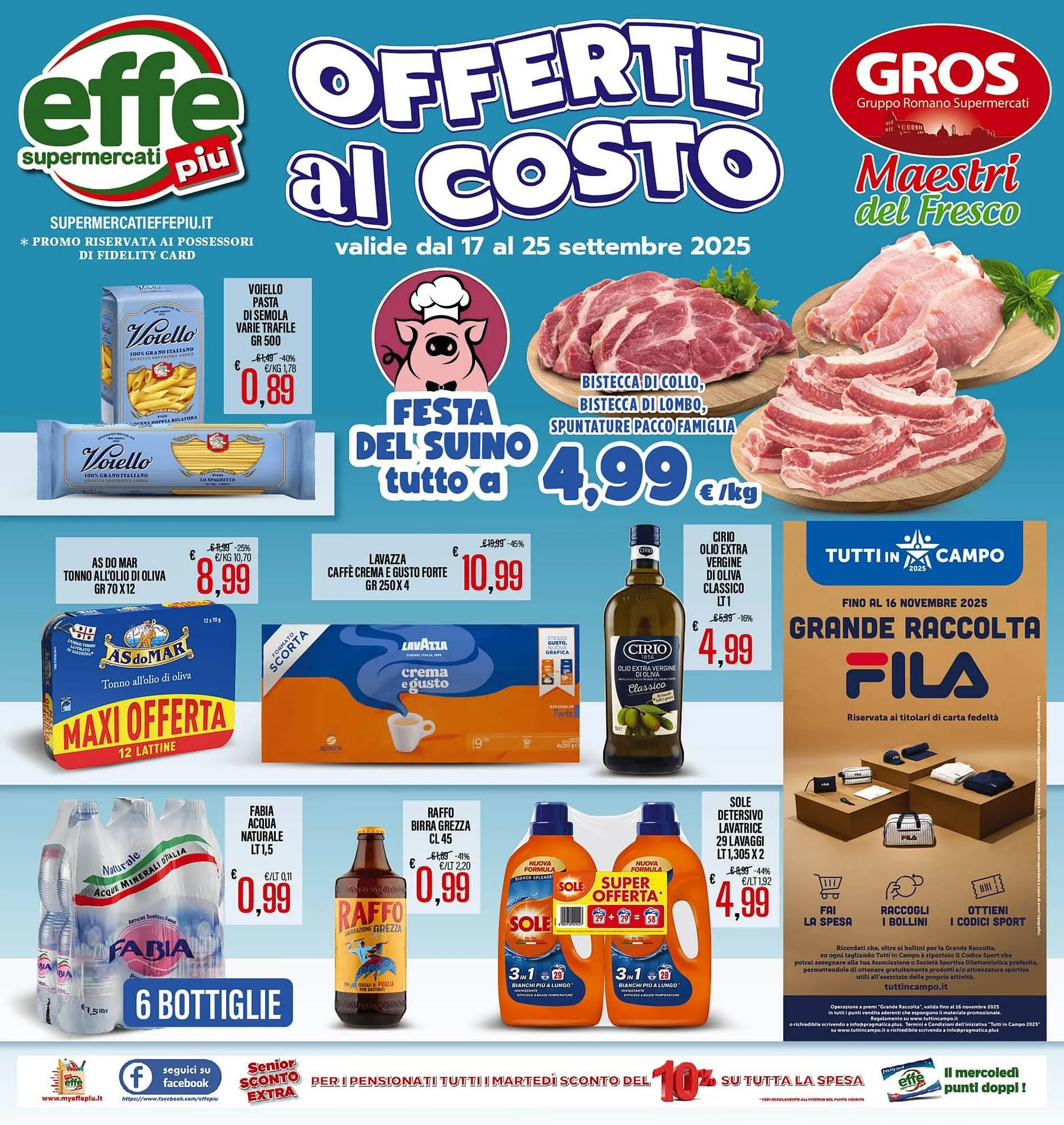 Volantino Supermercati EffePiù da 17 settembre a 25 settembre di 2025 - Pagina del volantino 1