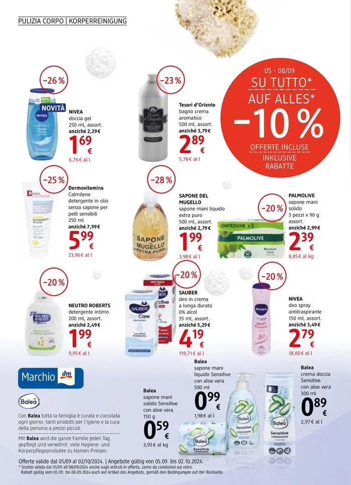 Journal da 12 settembre a 2 ottobre di 2024 - Pagina del volantino 6