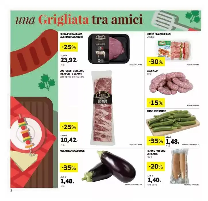 Una Grigliata tra amici da 23 aprile a 7 maggio di 2025 - Pagina del volantino 2