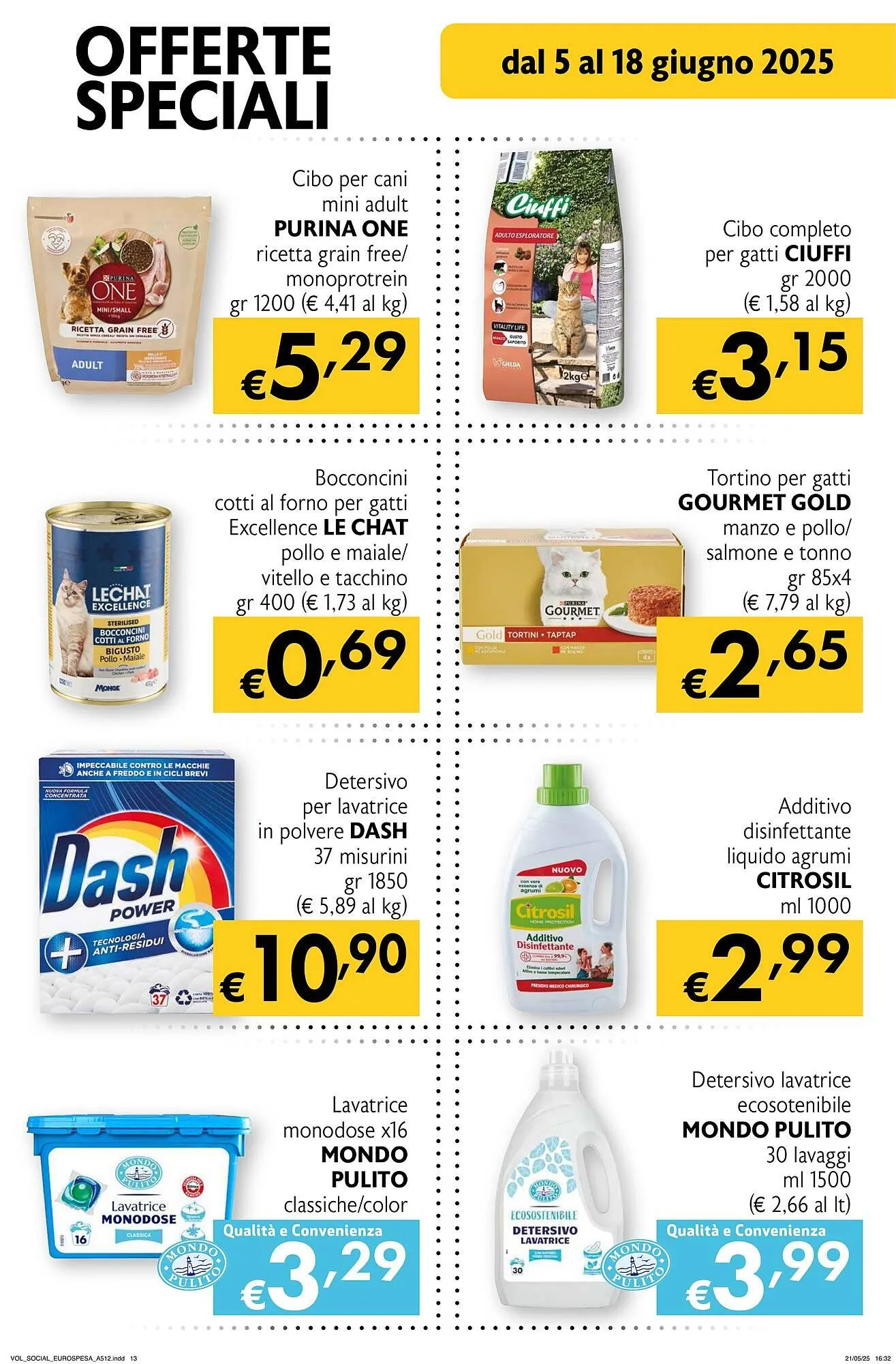 Volantino Eurospesa da 5 giugno a 18 giugno di 2025 - Pagina del volantino 13