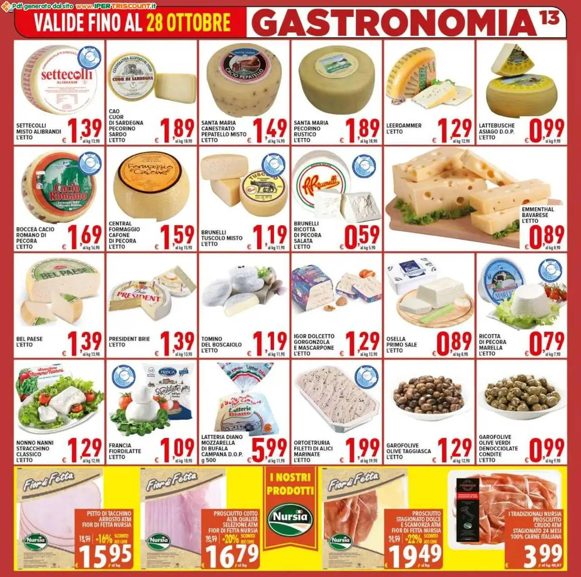 Volantino Iper Triscount da 17 ottobre a 28 ottobre di 2025 - Pagina del volantino 13