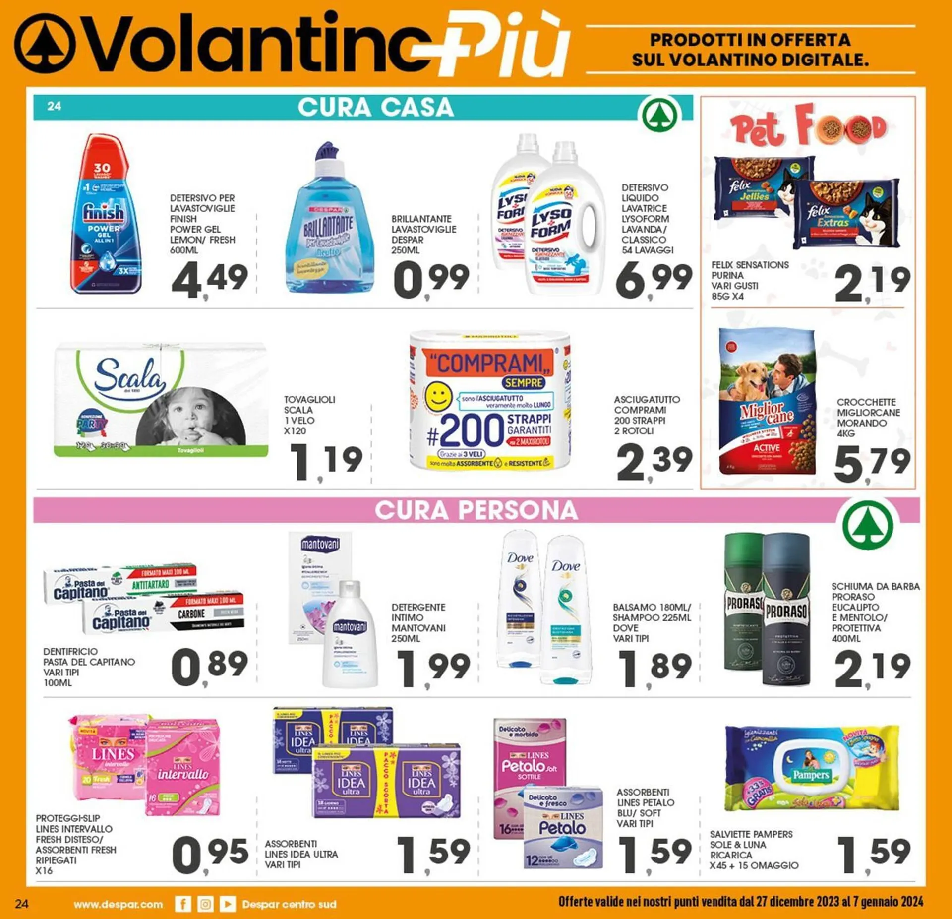 Volantino Eurospar da 27 dicembre a 7 gennaio di 2024 - Pagina del volantino 24
