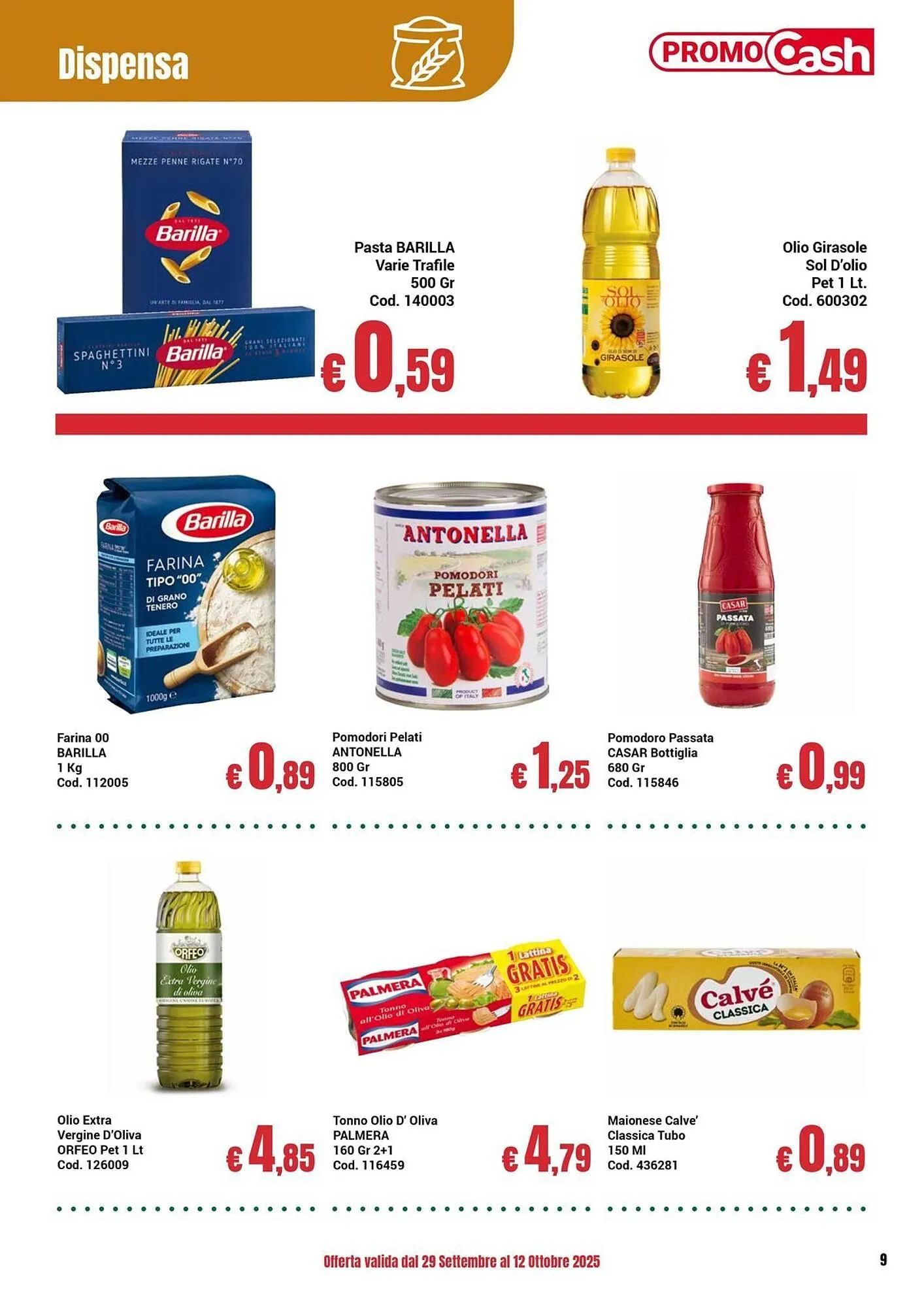 Volantino Centro Cash da 29 settembre a 12 ottobre di 2025 - Pagina del volantino 9