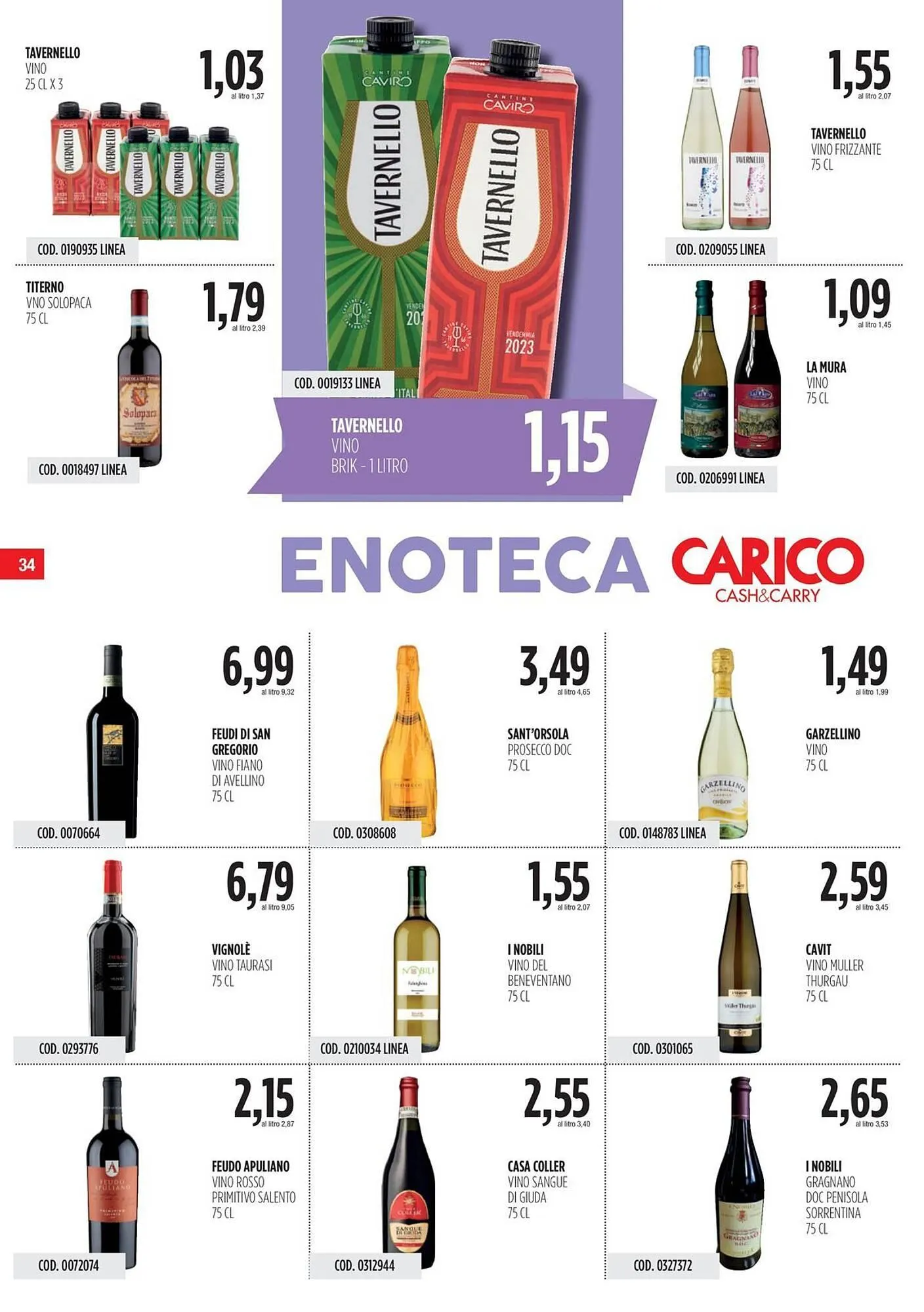 Volantino Carico Cash & Carry da 3 luglio a 16 luglio di 2025 - Pagina del volantino 34