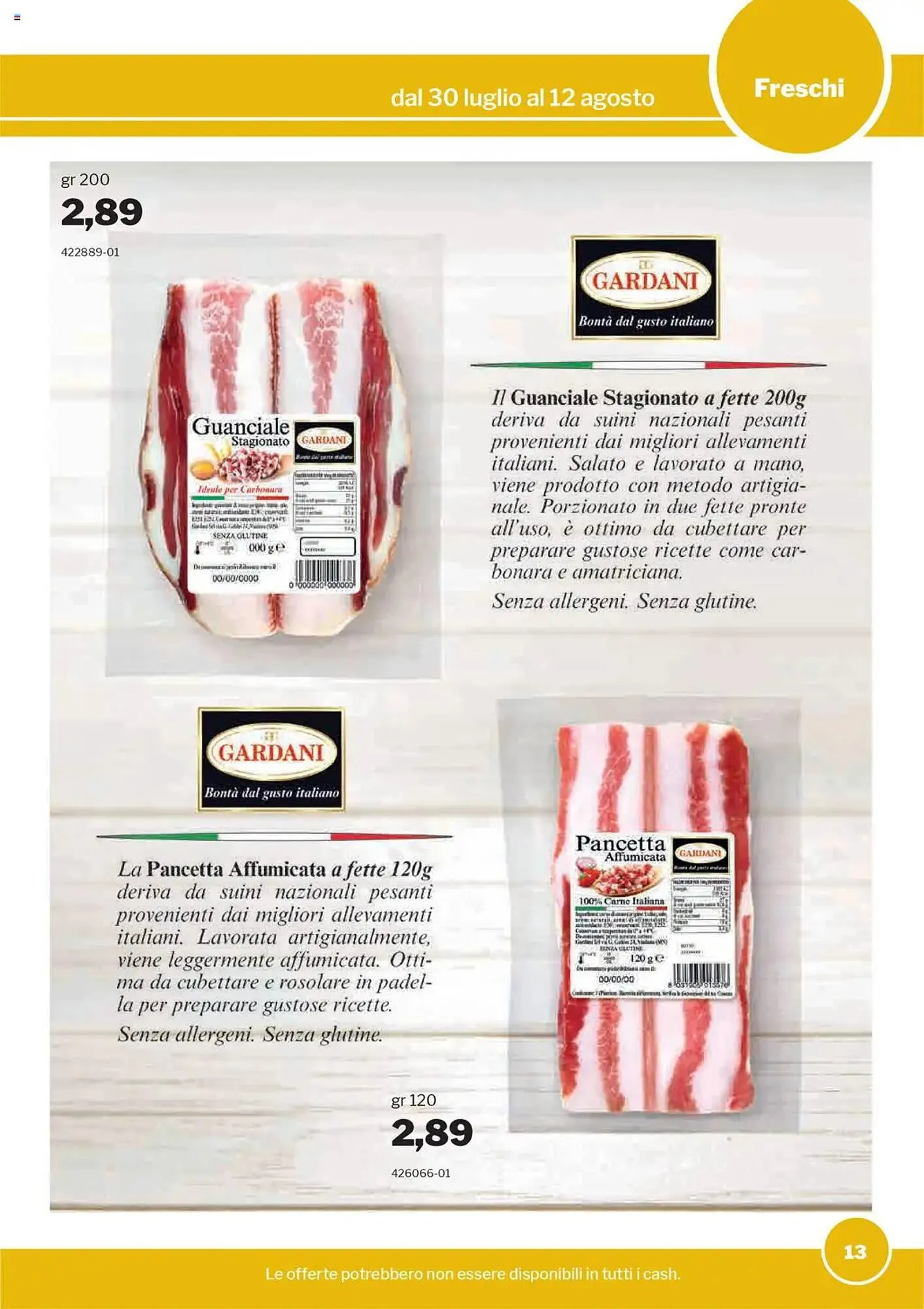 Volantino GrosMarket da 30 luglio a 12 agosto di 2025 - Pagina del volantino 13