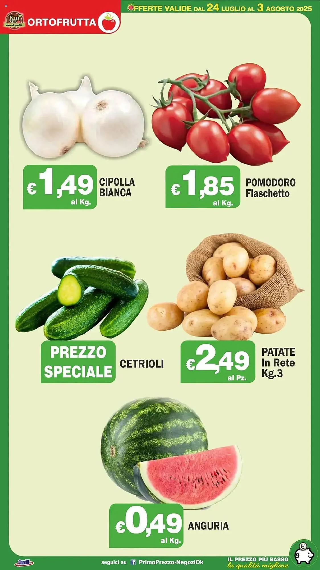 Volantino Primo Prezzo da 24 luglio a 3 agosto di 2025 - Pagina del volantino 30
