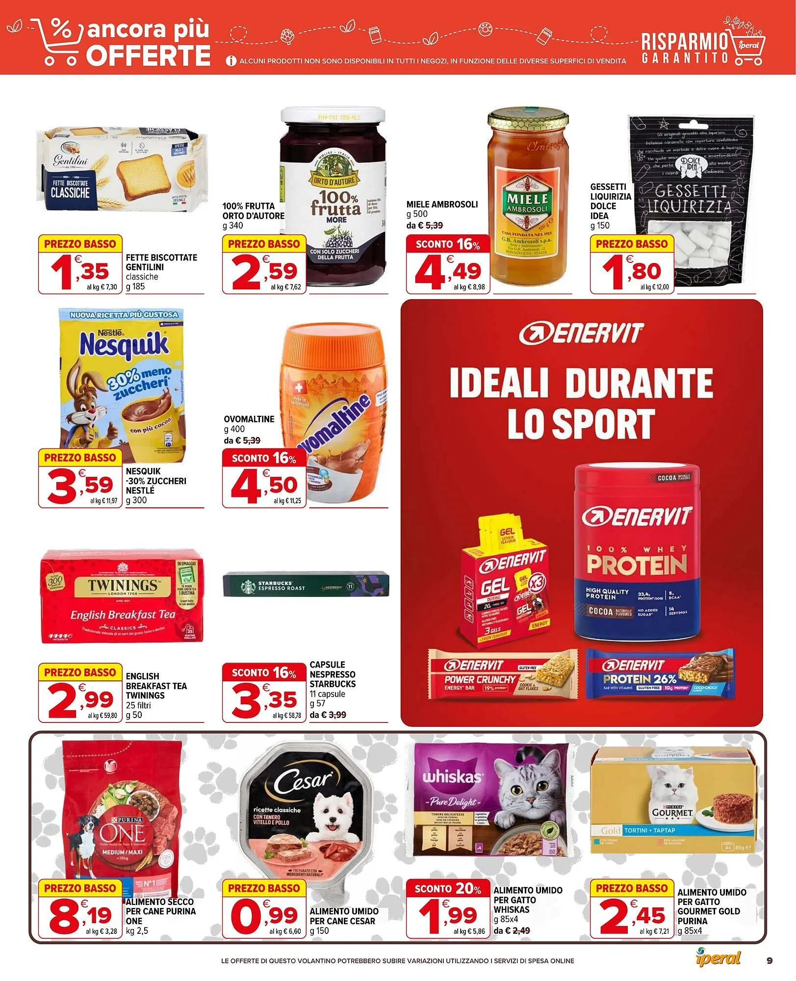 volantino Iperal da 4 settembre a 16 settembre di 2025 - Pagina del volantino 9