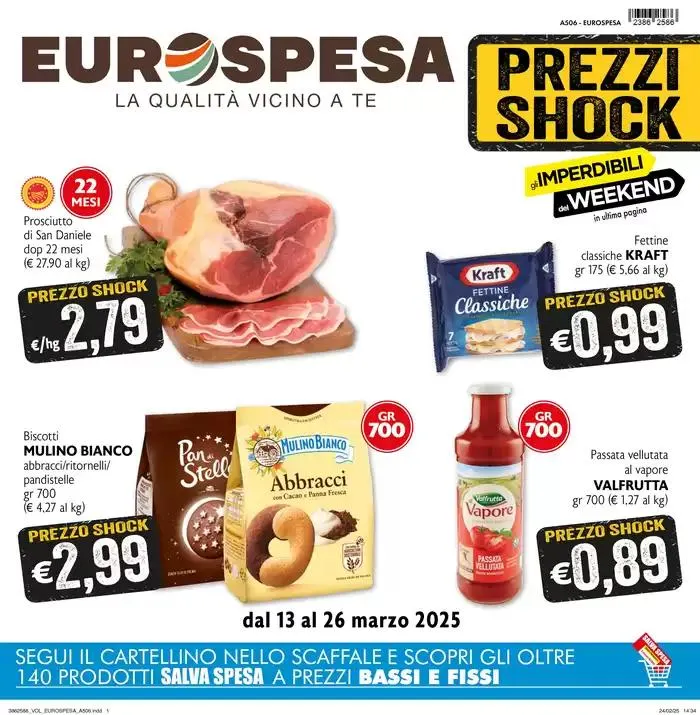 Prezzi shock da 13 marzo a 26 marzo di 2025 - Pagina del volantino 1