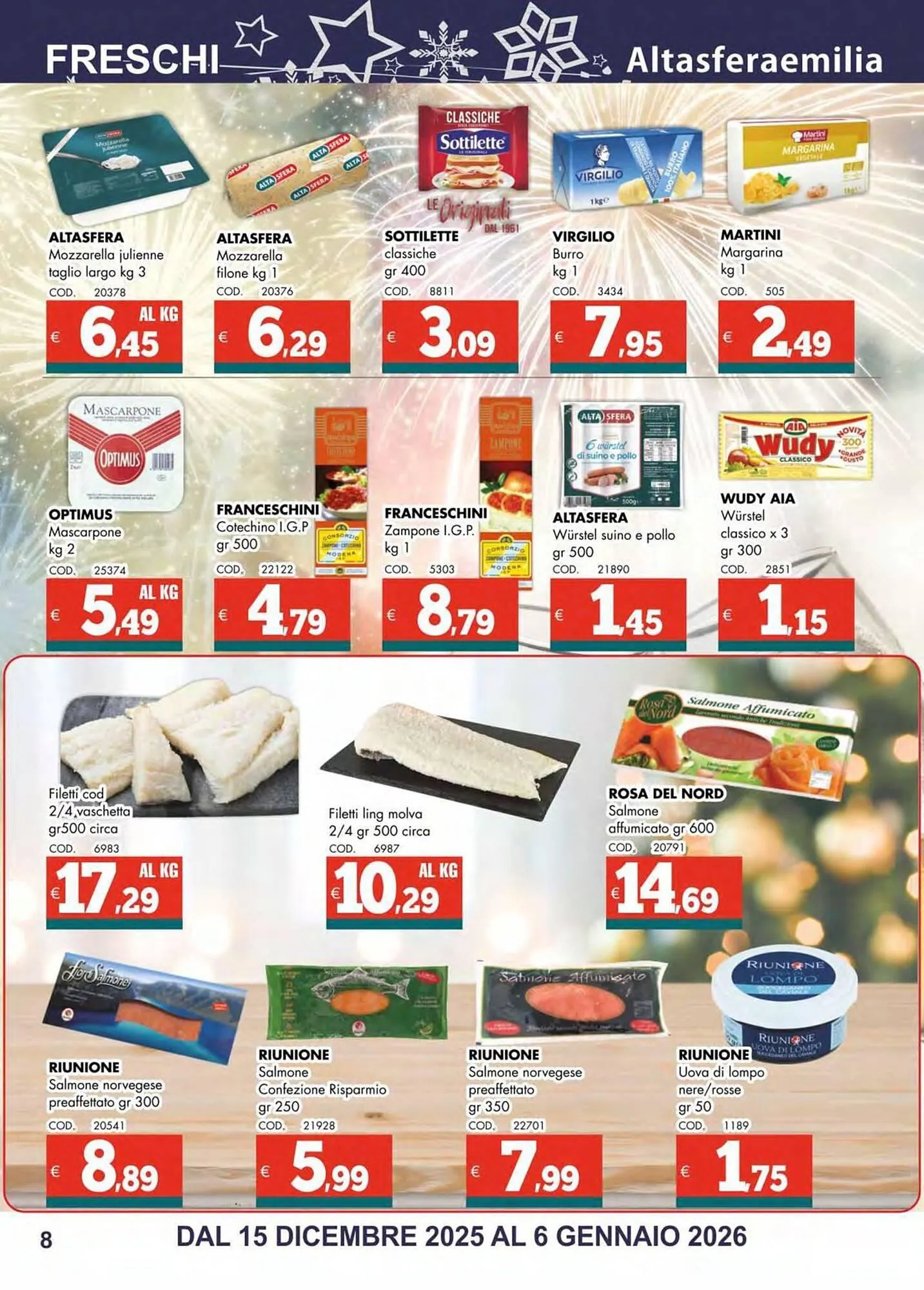 Volantino Altasfera da 15 dicembre a 6 gennaio di 2026 - Pagina del volantino 8