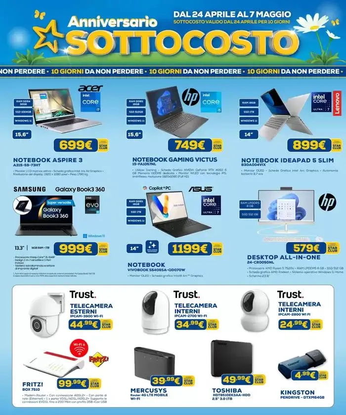 Anniversario Sottocosto da 24 aprile a 7 maggio di 2025 - Pagina del volantino 11