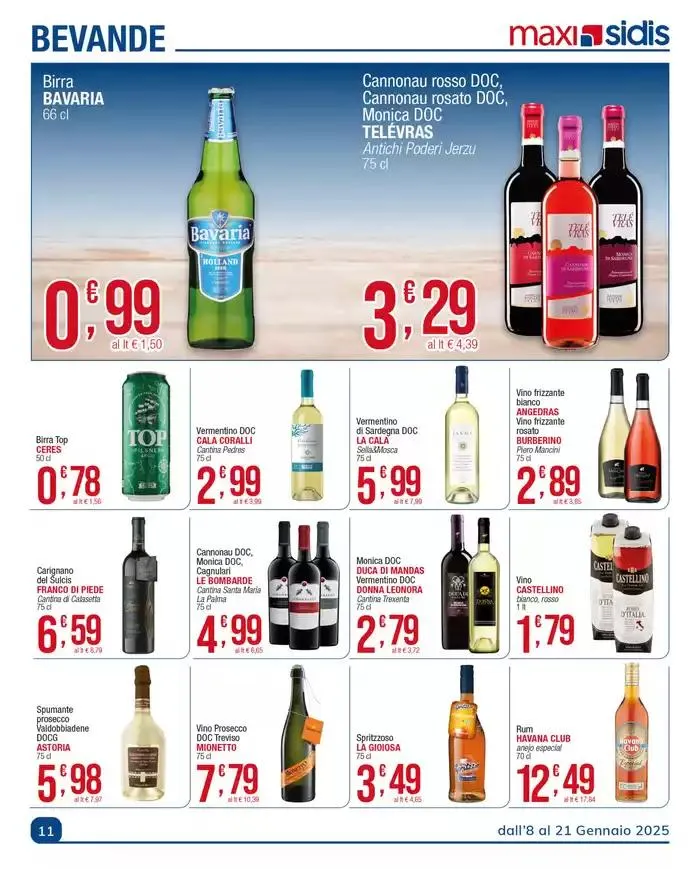 Il piacere di fare la spesa da 7 gennaio a 21 gennaio di 2025 - Pagina del volantino 11