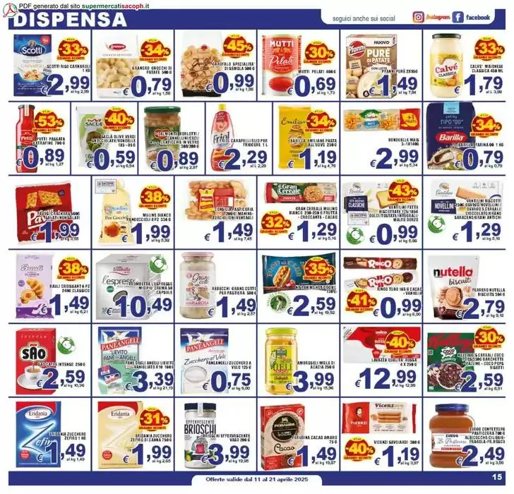 Volantino Sacoph da 11 aprile a 21 aprile di 2025 - Pagina del volantino 15