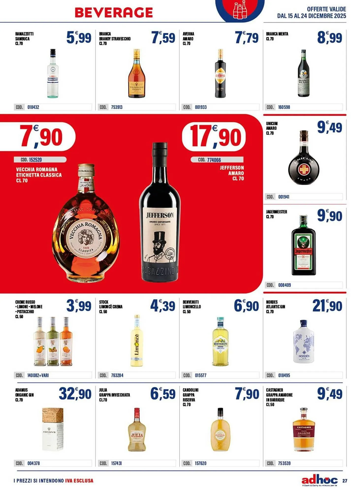 Volantino Adhoc da 15 dicembre a 24 dicembre di 2025 - Pagina del volantino 27