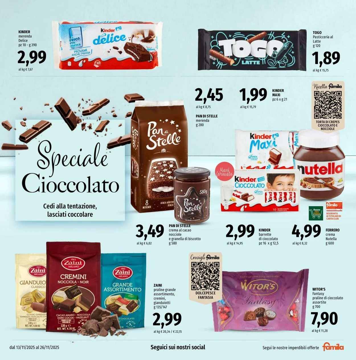 Famila Volantino attuale da 13 novembre a 26 novembre di 2025 - Pagina del volantino 17
