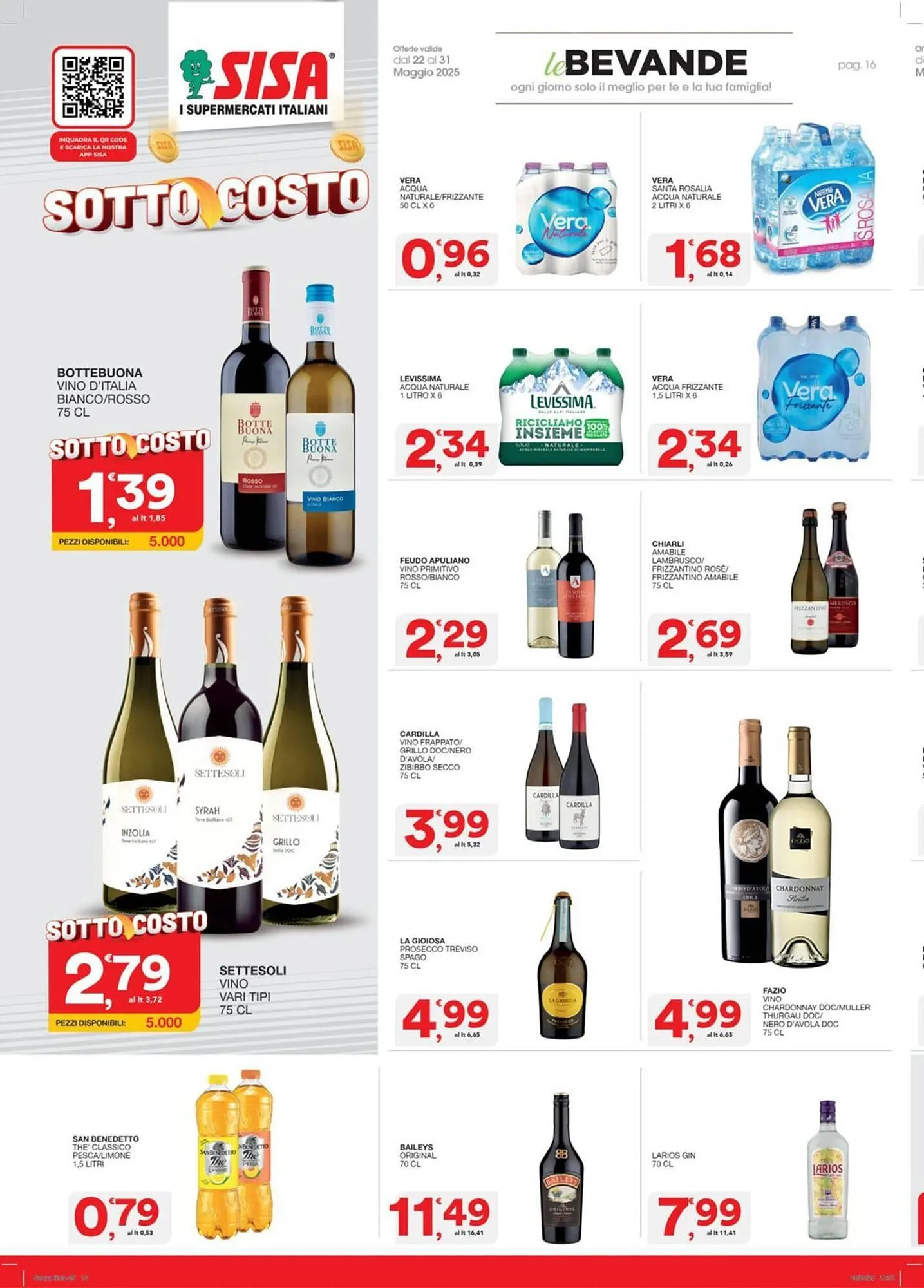 Volantino Sisa da 22 maggio a 31 maggio di 2025 - Pagina del volantino 16