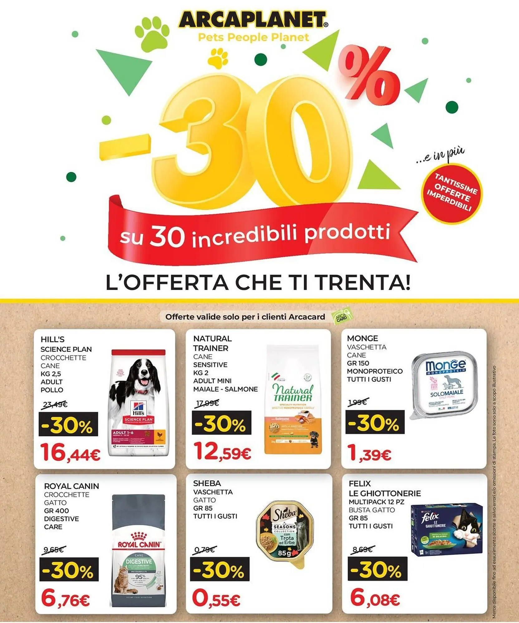 Volantino Arcaplanet - 1