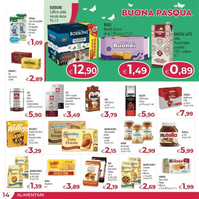 Buona Pasqua da 2 aprile a 22 aprile di 2025 - Pagina del volantino 14