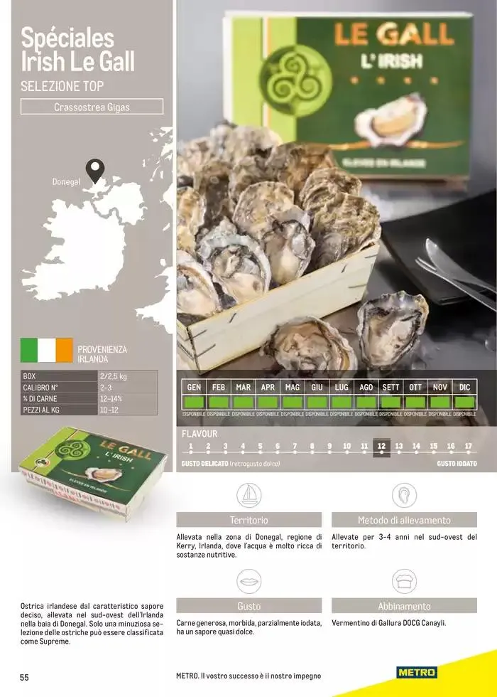 Catalogo Frutti di mare da 2 gennaio a 31 luglio di 2025 - Pagina del volantino 55