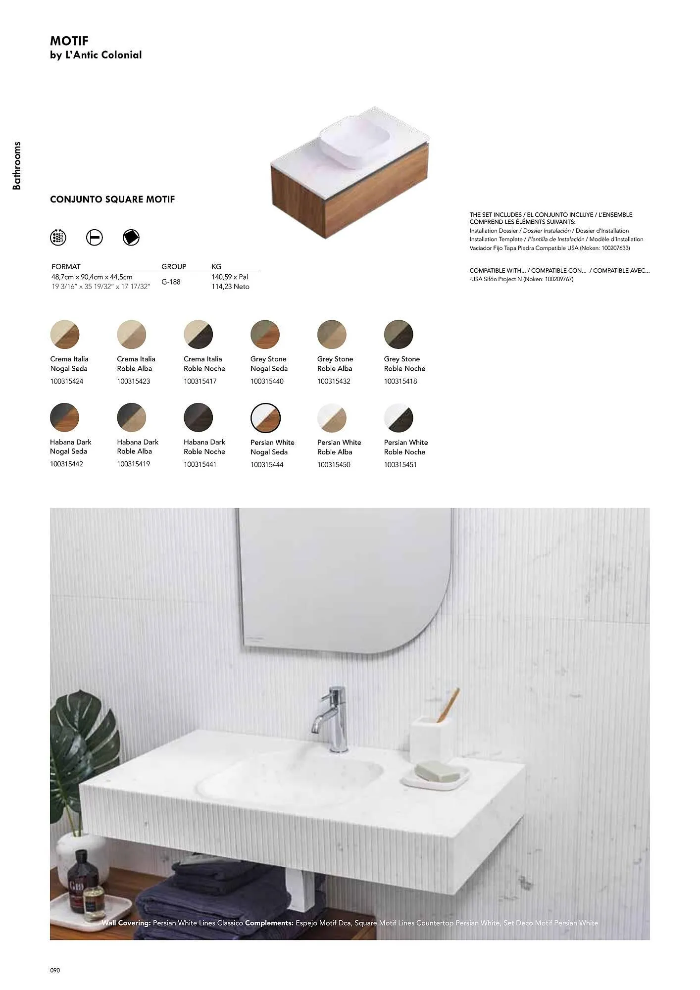 Volantino Porcelanosa da 9 aprile a 28 dicembre di 2024 - Pagina del volantino 100