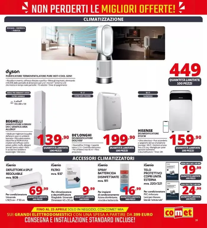 Sorprese tech da Comet! da 17 aprile a 28 aprile di 2025 - Pagina del volantino 39