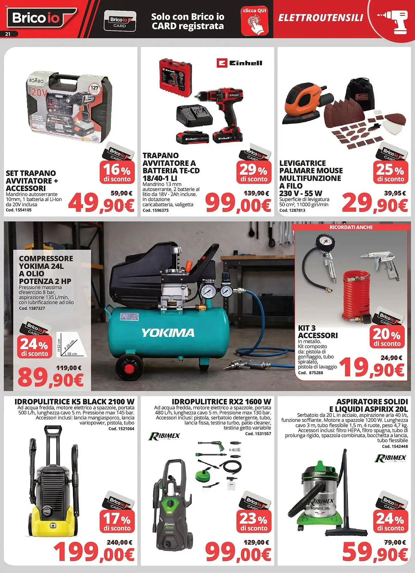 Volantino Brico Io da 7 maggio a 24 maggio di 2026 - Pagina del volantino 21
