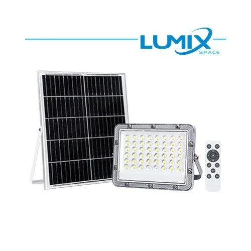 Lumix Space KATK03-200W Proiettore Solare LED 200W con Sensore Crepuscolare