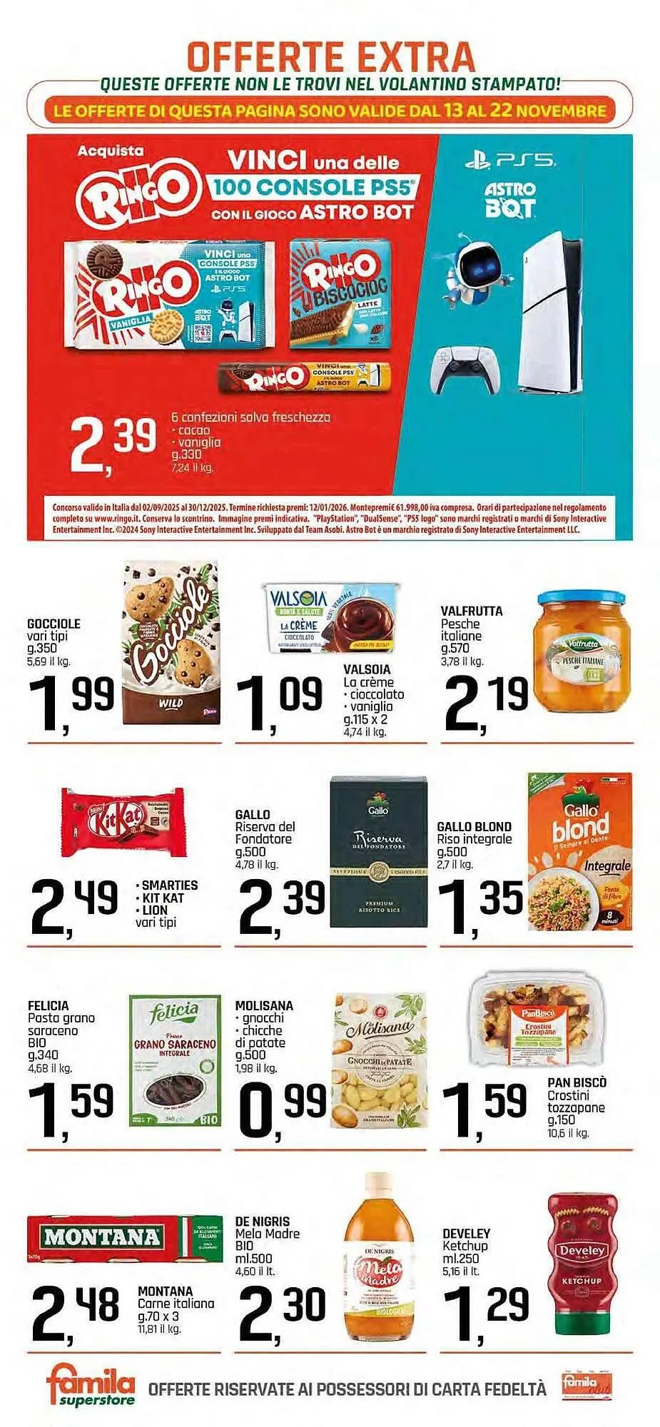 Volantino Famila Superstore da 13 novembre a 22 novembre di 2025 - Pagina del volantino 22
