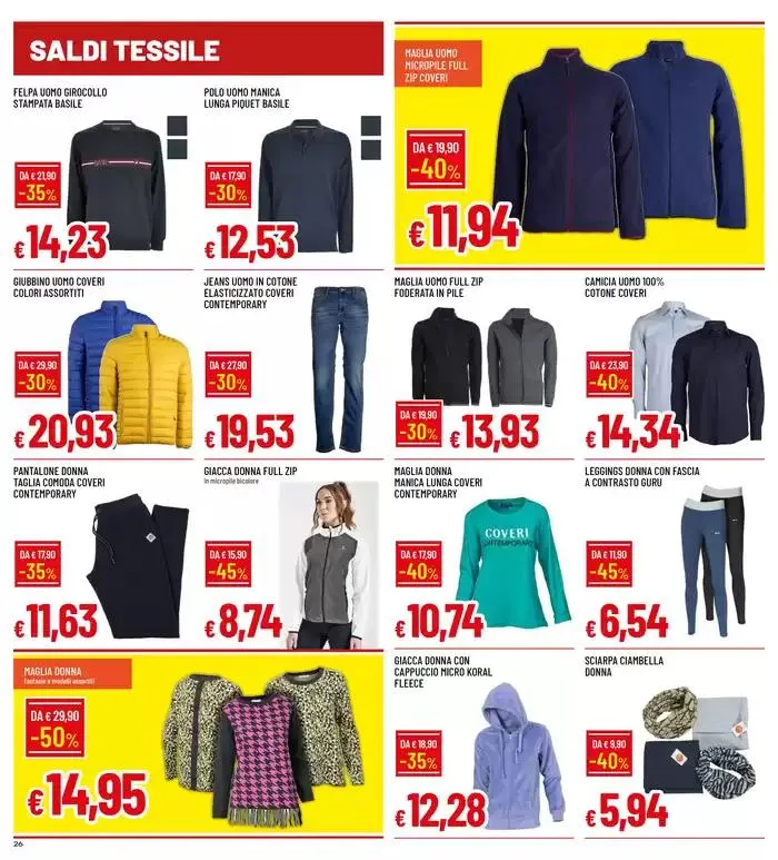 Grandi marche a piccoli prezzi da 9 gennaio a 22 gennaio di 2025 - Pagina del volantino 26