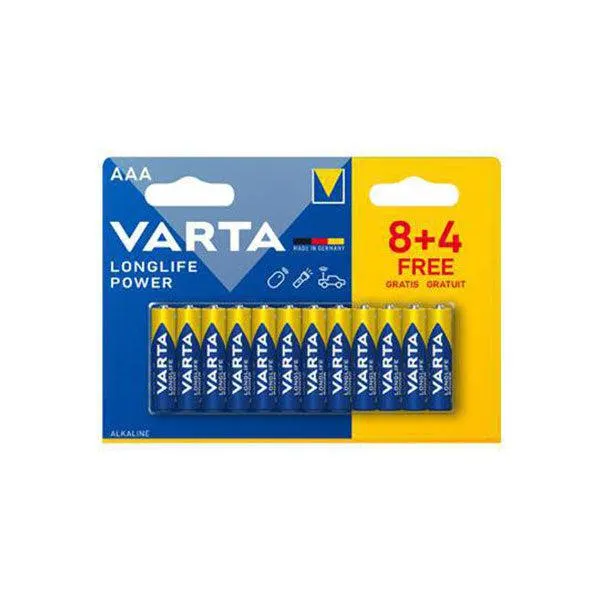 Varta 12 Ministilo Alcalina Longlife Power 4903121