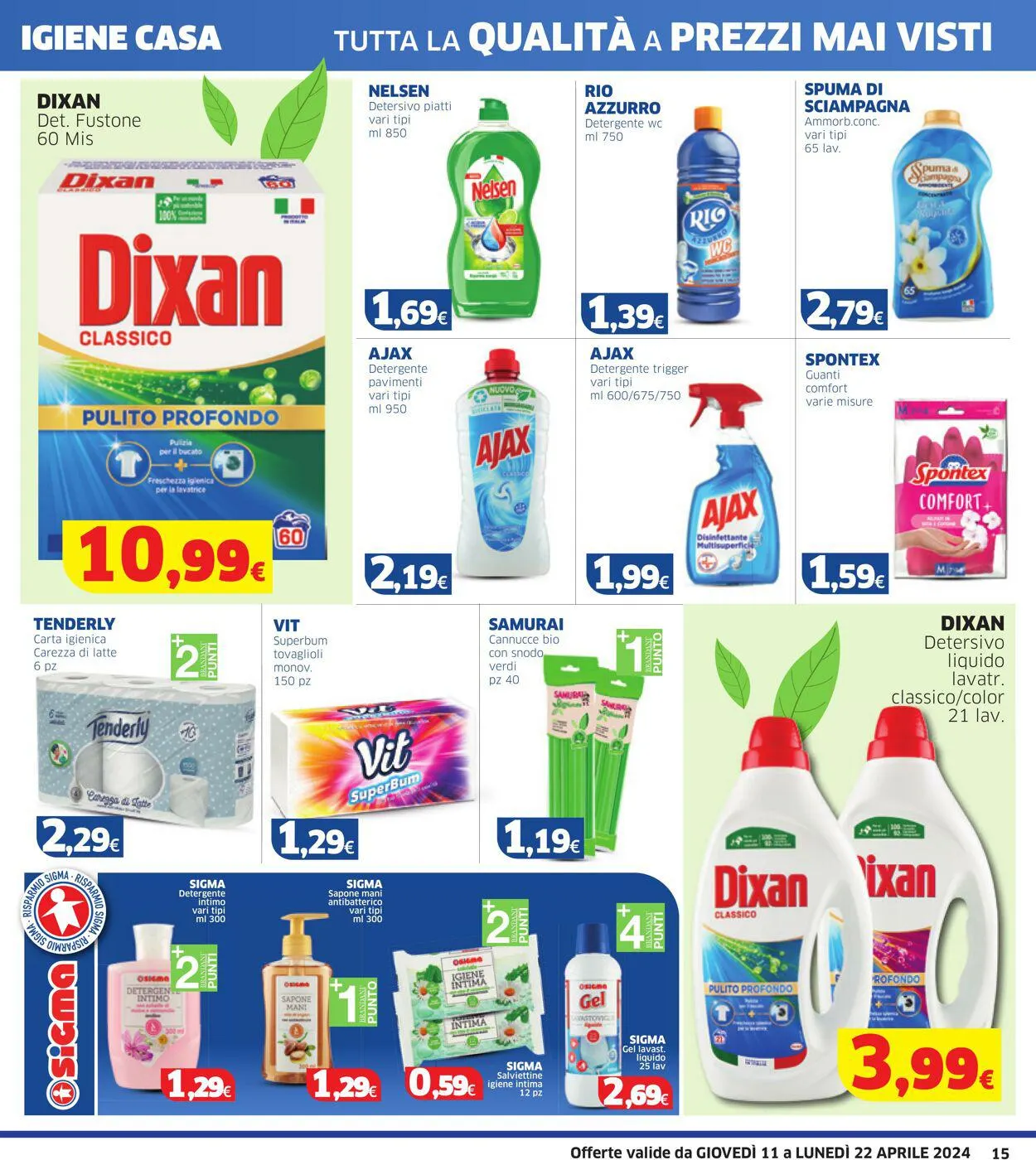Sigma - Sicila Volantino attuale da 11 aprile a 22 aprile di 2024 - Pagina del volantino 15