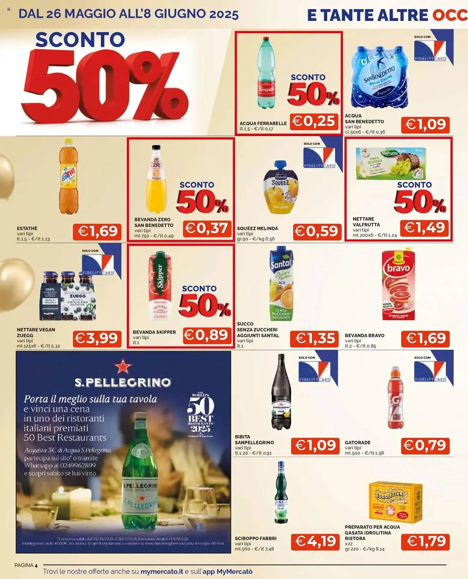 Volantino Mercatò da 26 maggio a 22 giugno di 2025 - Pagina del volantino 4