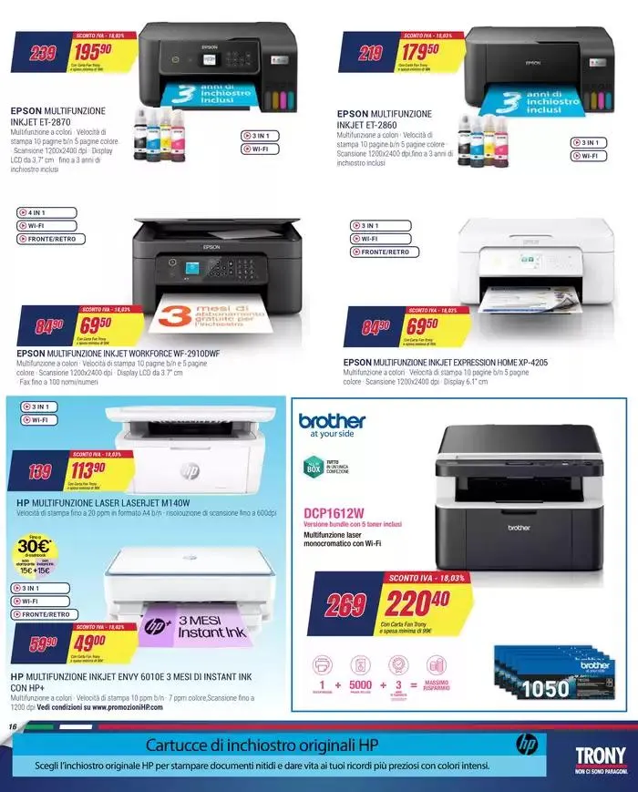 SCONTO IVA da Trony! da 26 settembre a 16 ottobre di 2024 - Pagina del volantino 16