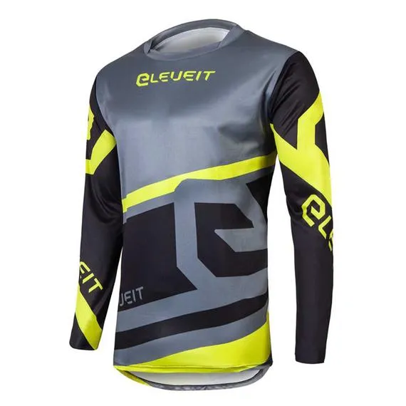 Maglia da cross X- LEGEND Grigio/Nero/Giallo Fluo