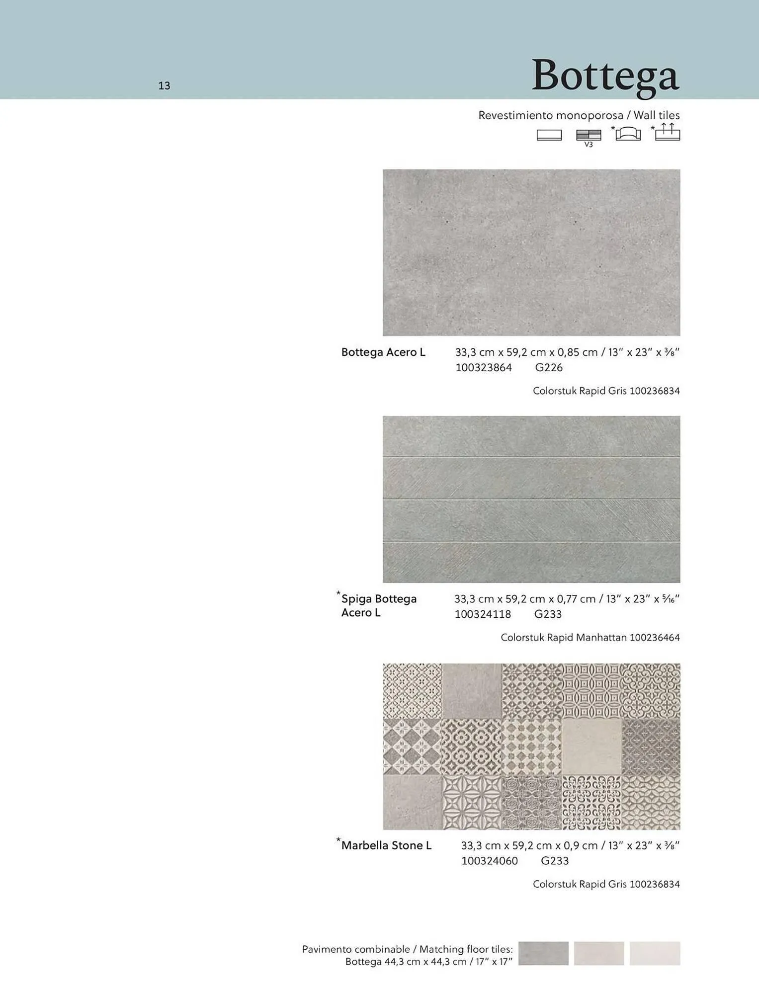 Catalogue Porcelanosa du 27 juin au 31 décembre 2025 - Catalogue page 13