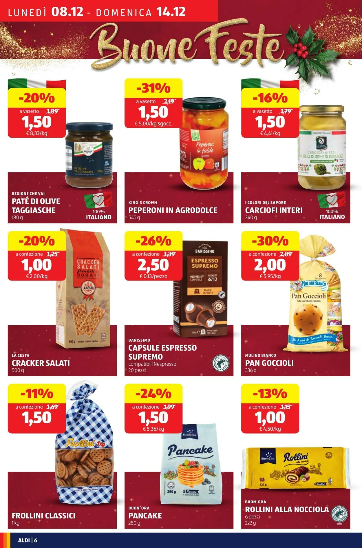 Aldi Volantino attuale da 8 dicembre a 14 dicembre di 2025 - Pagina del volantino 6