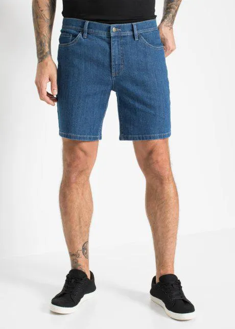 Shorts di jeans elasticizzati regular fit (pacco da 2)